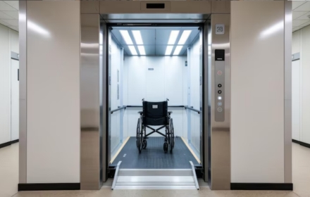 Spacious Hospital Stretcher Lift Installation in Kerala